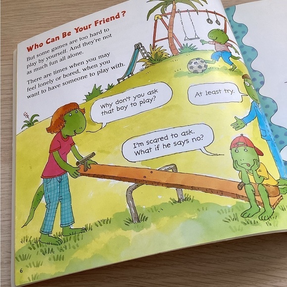 Dino Tales: How To Be A Friend Softcover  Children’s Book - Picture 8 of 9